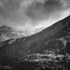 Piz Stella im Nebel