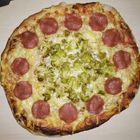 Pizza, Salami-Broccoli