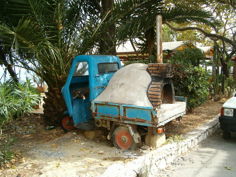 pizzaofen in griechenland