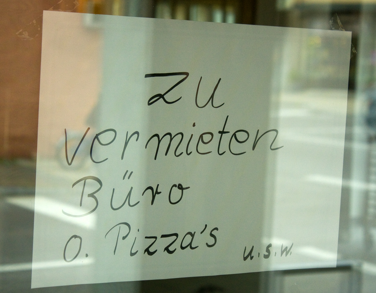 Pizza's zu vermieten?