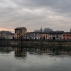 Pizzighettone sul fiume Adda