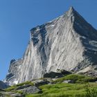 Pizzo Badile mit Nordkante und Nordostwand