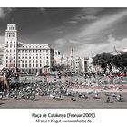 Plaça de Catalunya in Barcelona