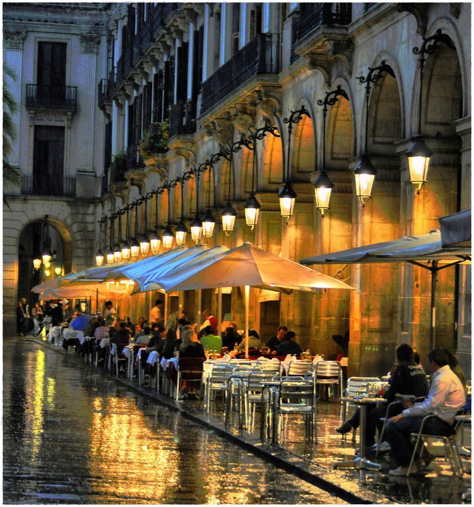 plaça Reial - plaza Real