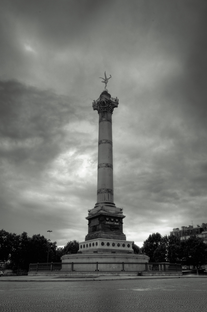 Place de la Bastille, Paris in HDR