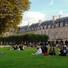 Place des Vosges in der Septembersonne