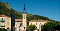 Place d'Horloge à Sisteron...