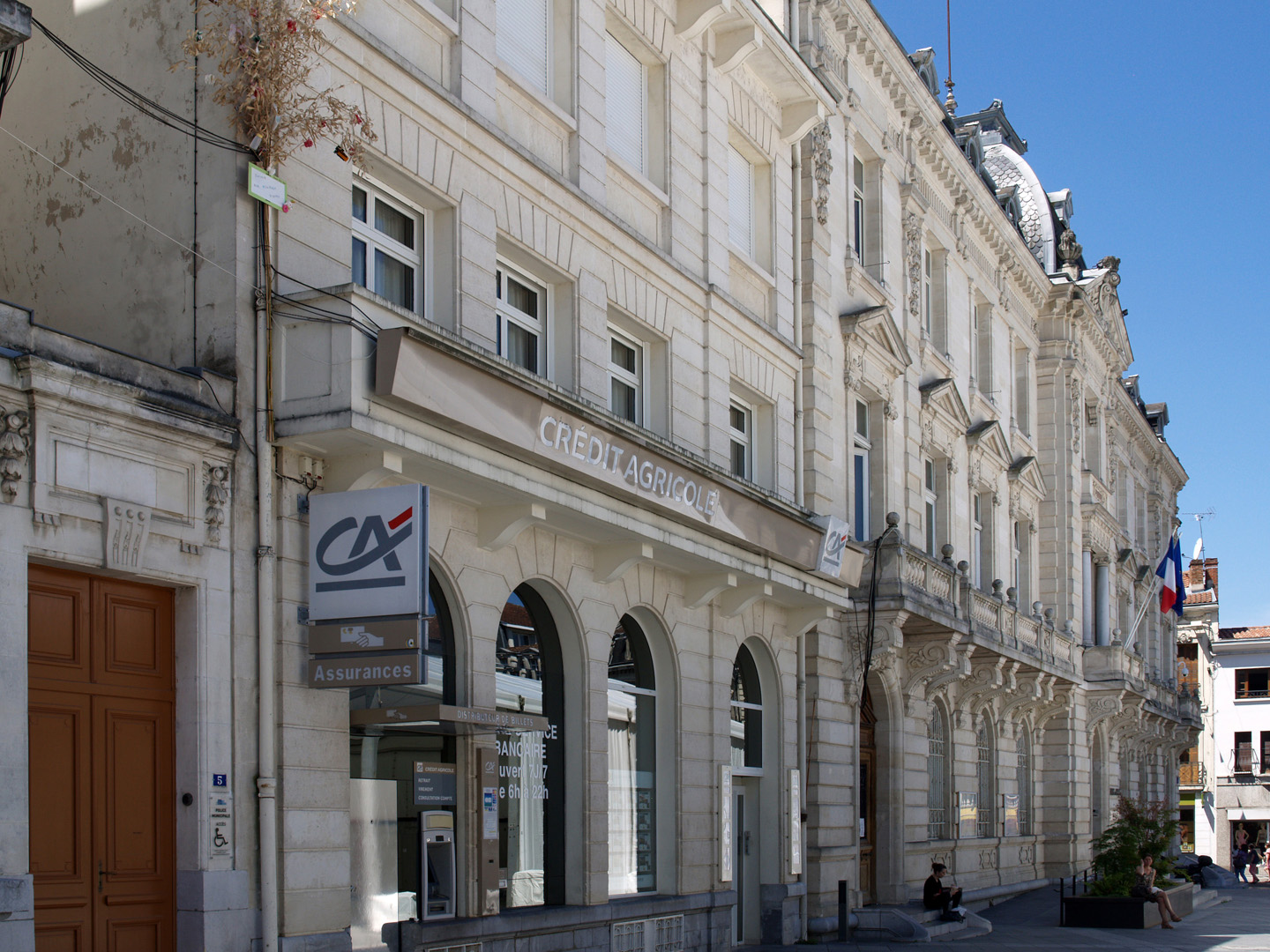 Place du Gl Leclerc et l’Hôtel de Ville - Mont-de-Marsan - Der Général Leclerc-Platz und das Rathaus