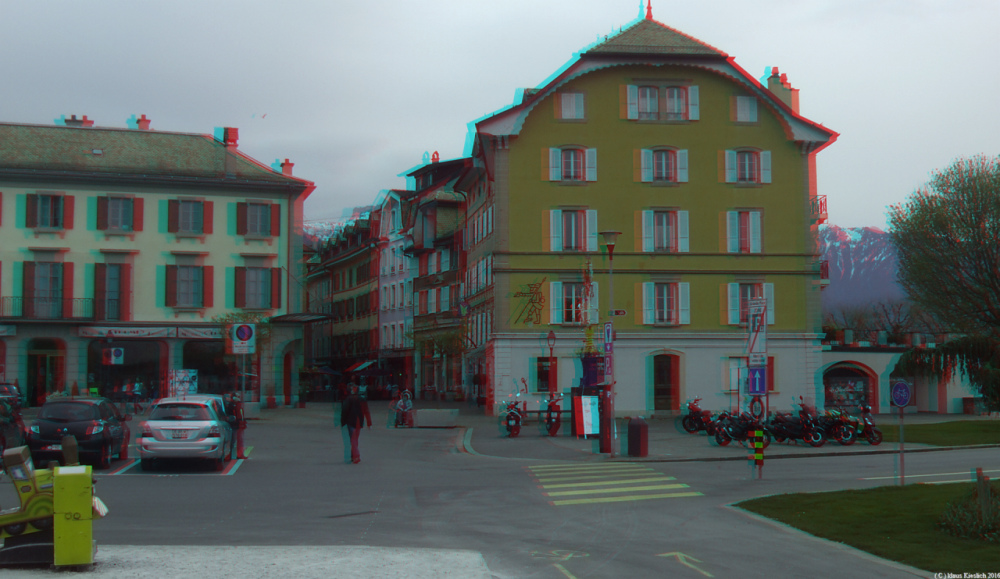 Place du Marche in Vevey,eineStadt bei Montreux