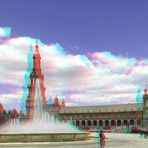 Place Espania Spanien - Anaglyphen 