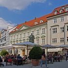 Place Fugger et statue de Hans Jakob Fugger -  Augsburg - Fuggerplatz mit Hans Jakob Fugger Denkmal