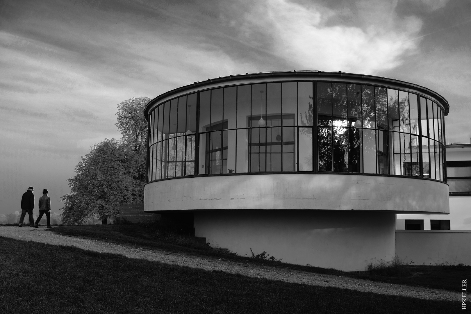 Place of amusement of the Bauhaus artists, Kornhaus Dessau.