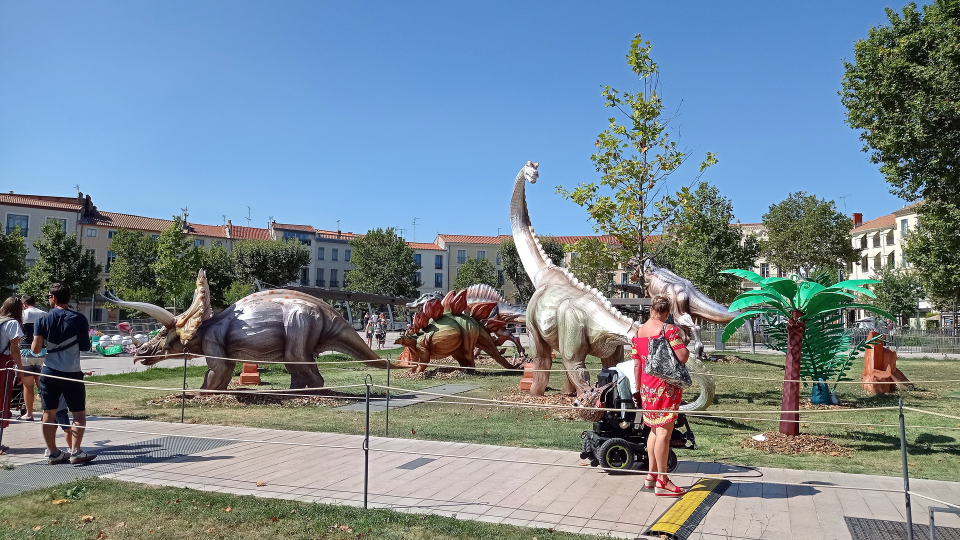 Place Paul Riquet à Béziers.