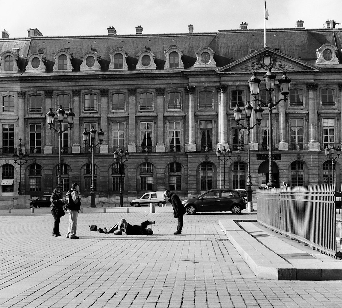 Place Vendome argentique NB février 2011