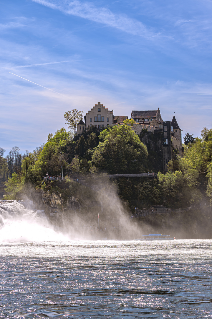 PLACES OF INTEREST : SWITZERLAND - CASTLE LAUFEN - RHINE FALLS - SCHAFFHAUSEN