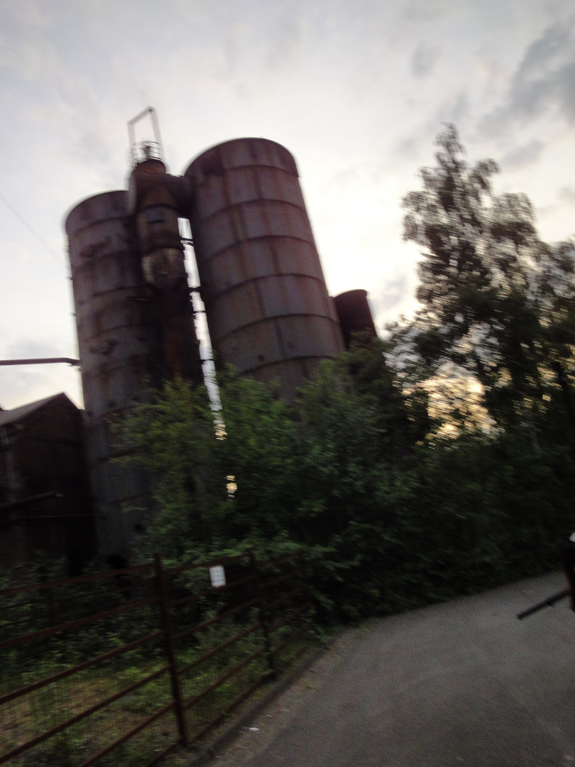 places of work - Duisburg scenery parc north is an old mine in germany - Landschaftspark Nord