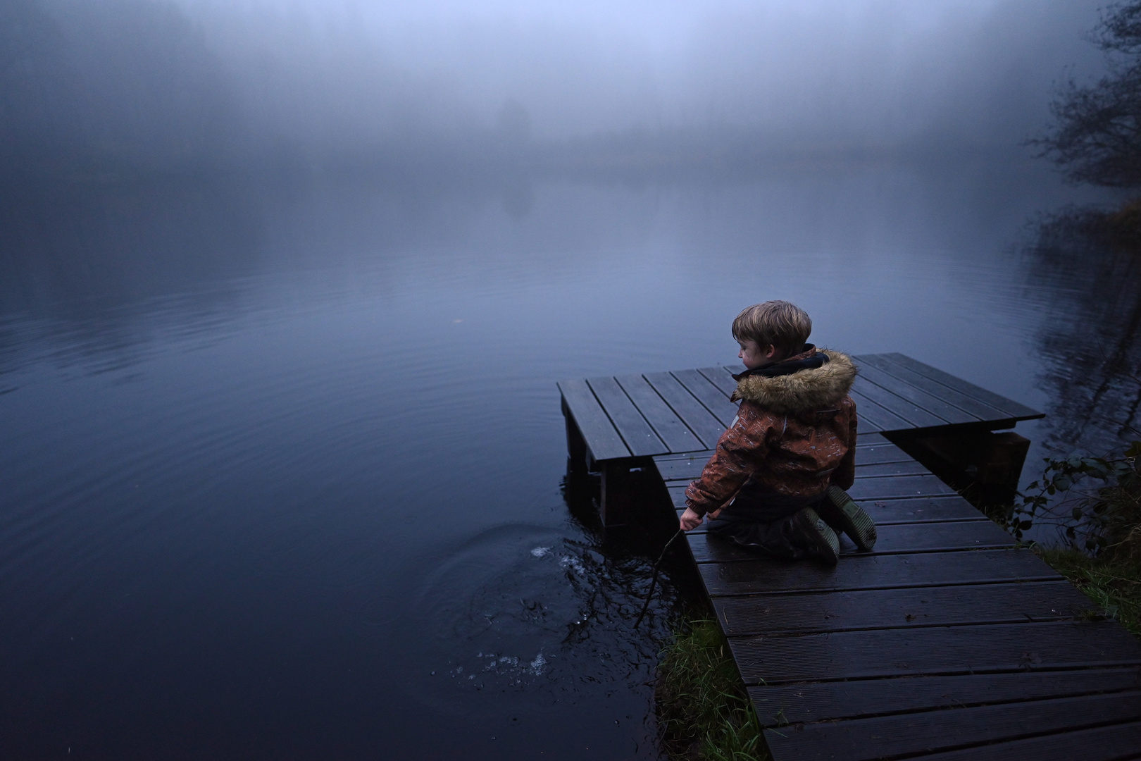 Plätschern am Nebelsee