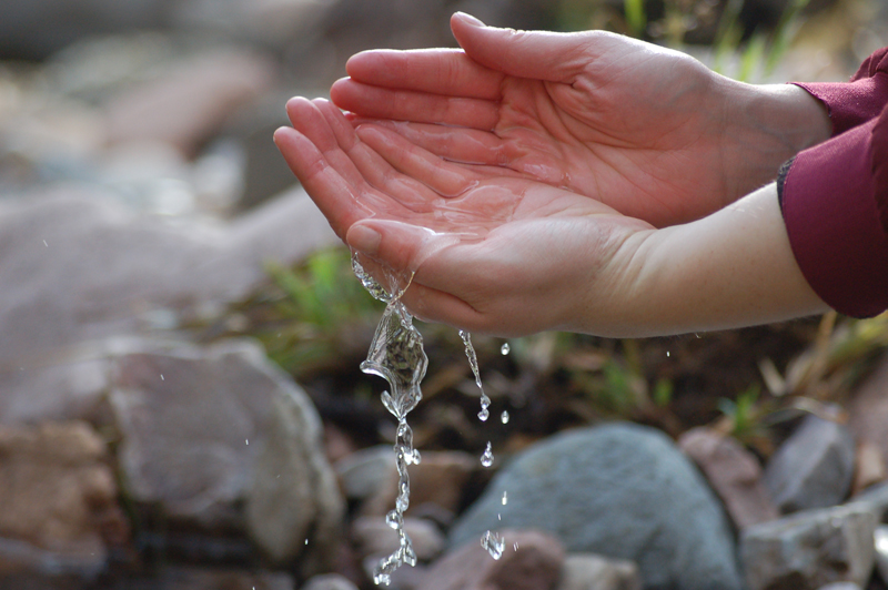 Plätscherndes Wasser