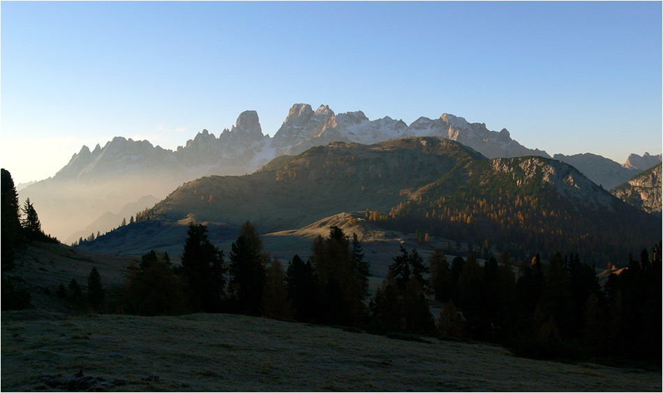 Plätzwiese heute morgen - etwas Rauhreif bei -1°