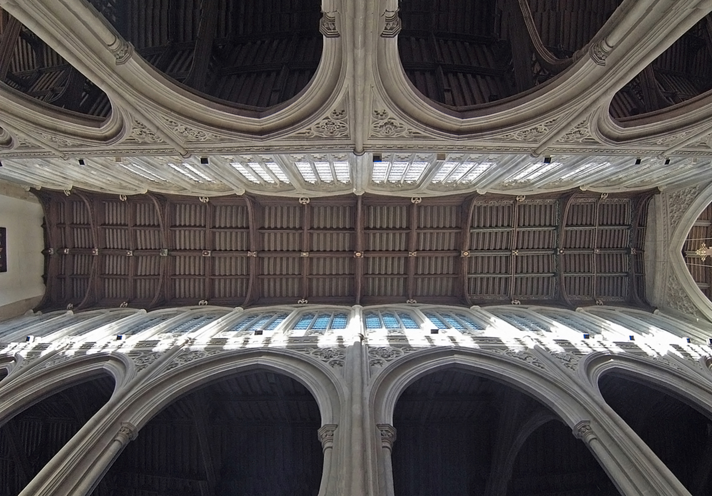 Plafond de la nef de l’Eglise Sainte-Marie de Saffron Walden