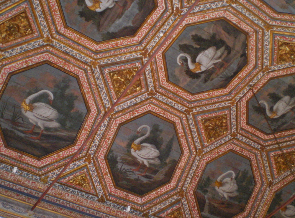 Plafond décoré du Palais Royal de Sintra