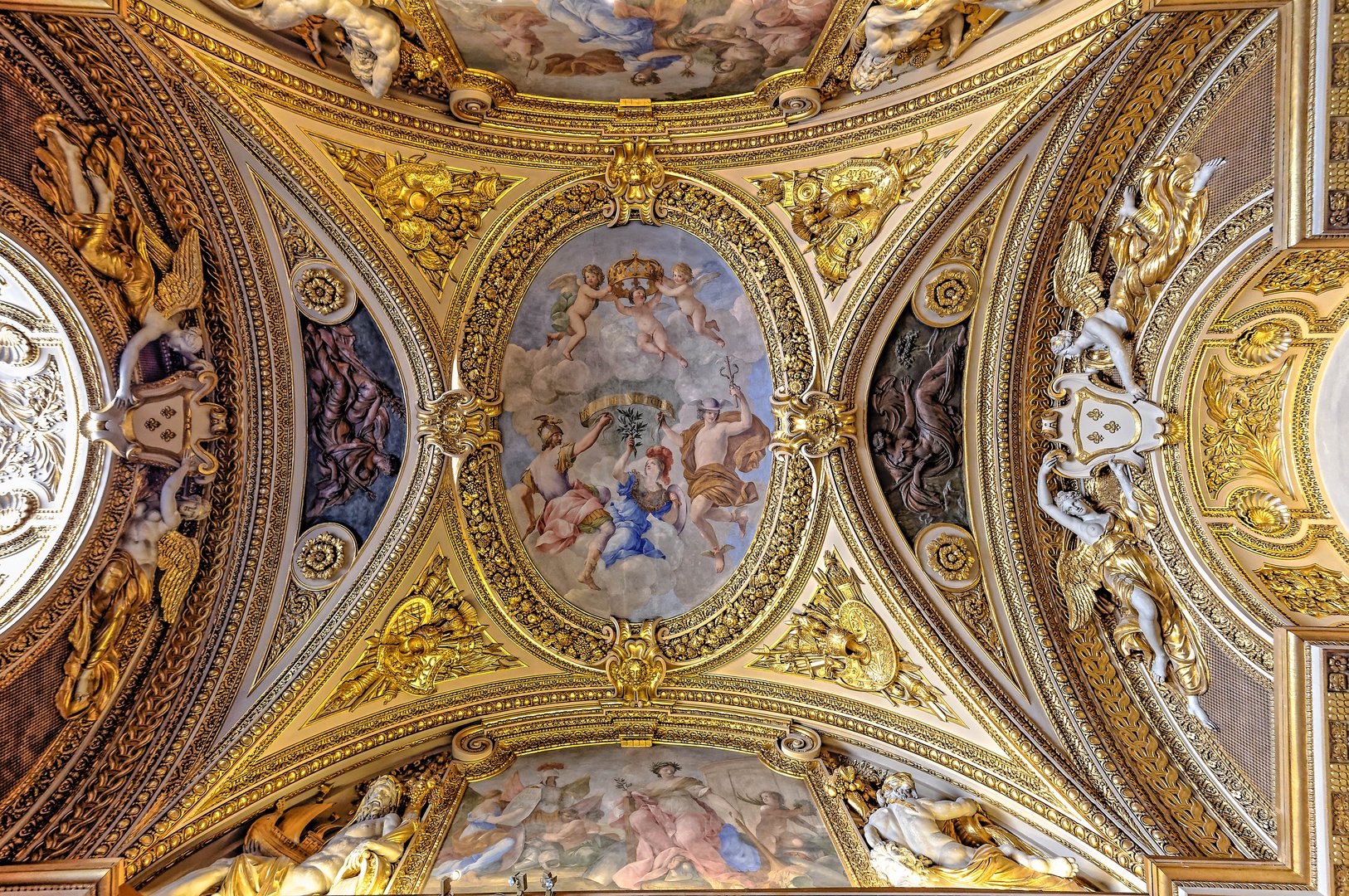 Plafond des appartements d'Anne d'Autriche / Louvre