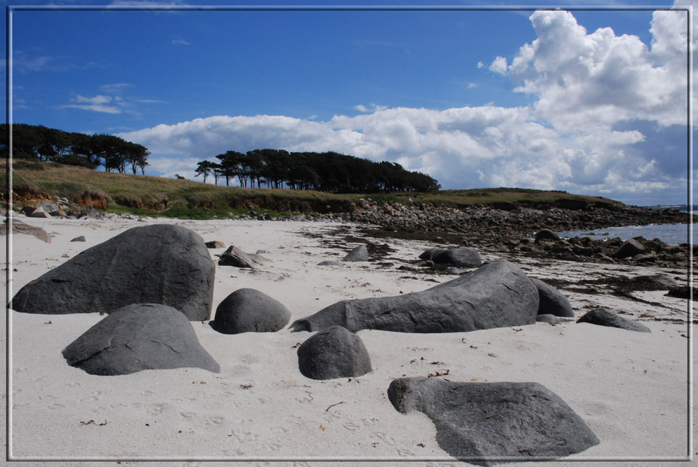 plage à l'ile de Batz