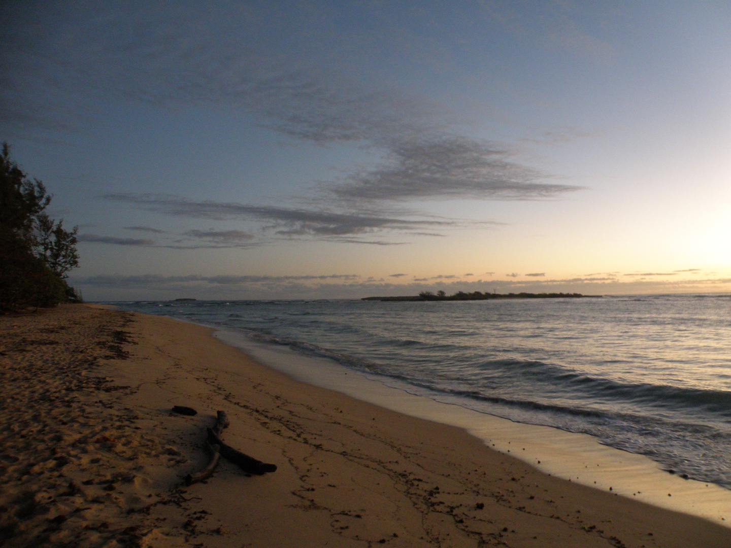 Plage abandonnee