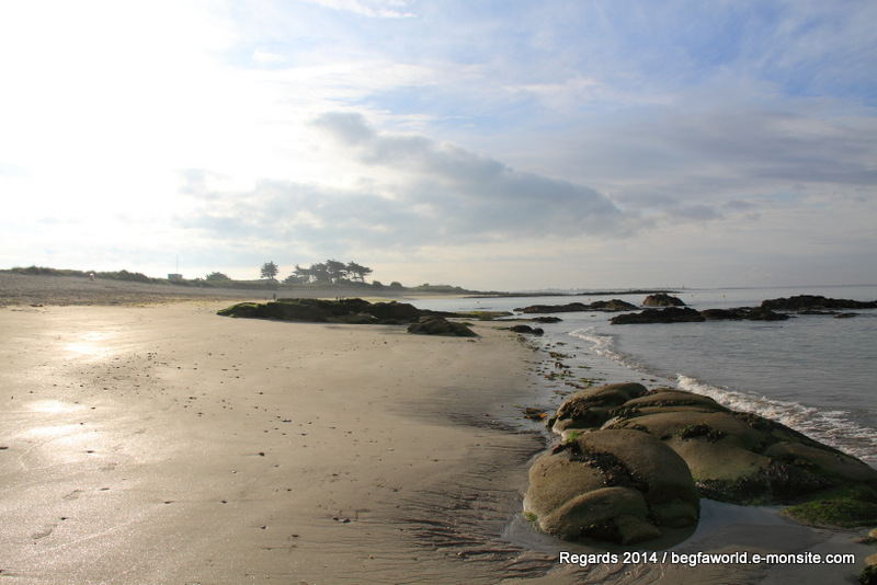 plage bretonne au matin