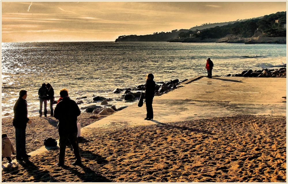 Plage d'automne