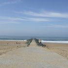 Plage de Bayonne en Février