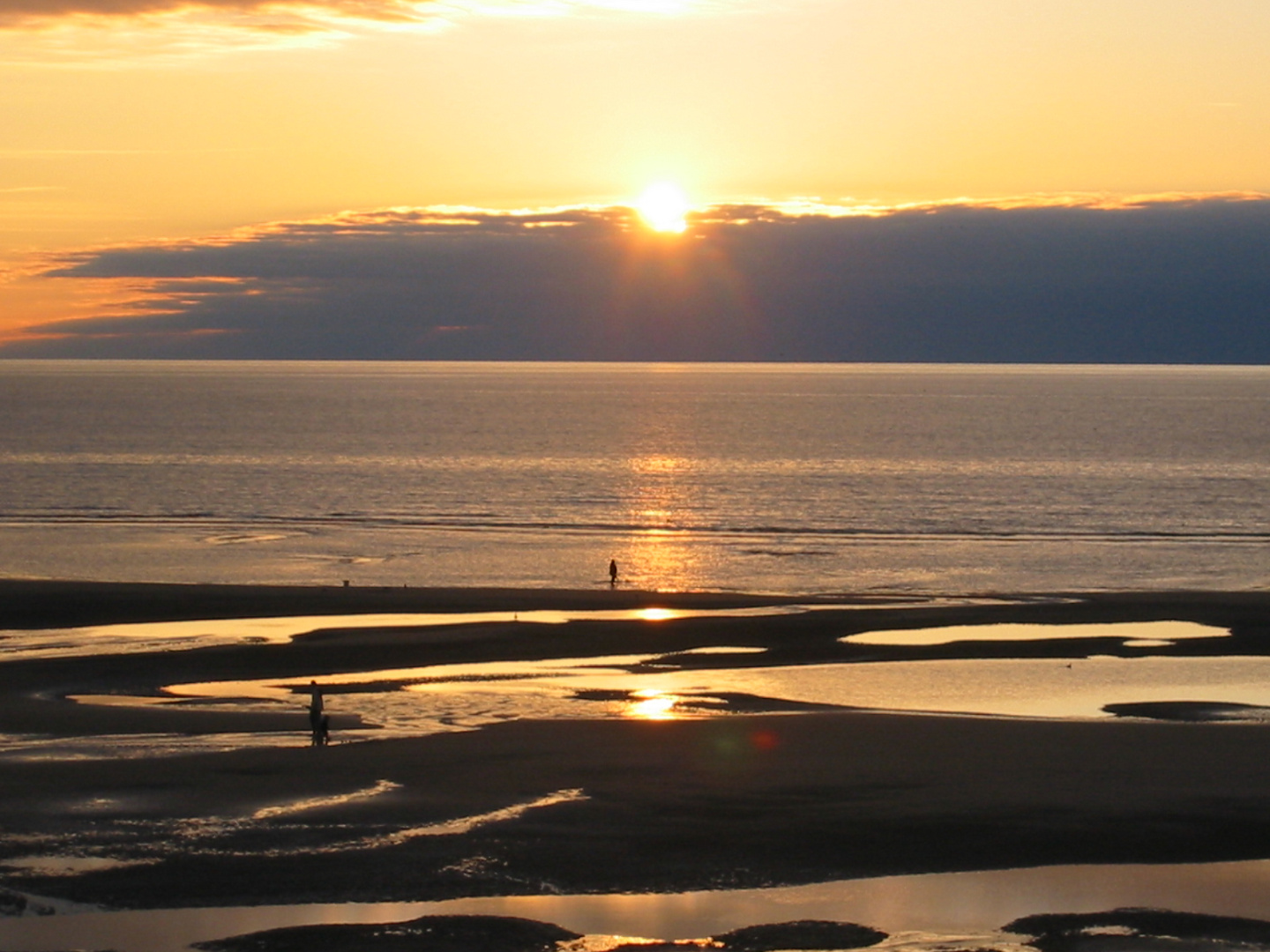 Plage de Cayeux sur mer, marée basse