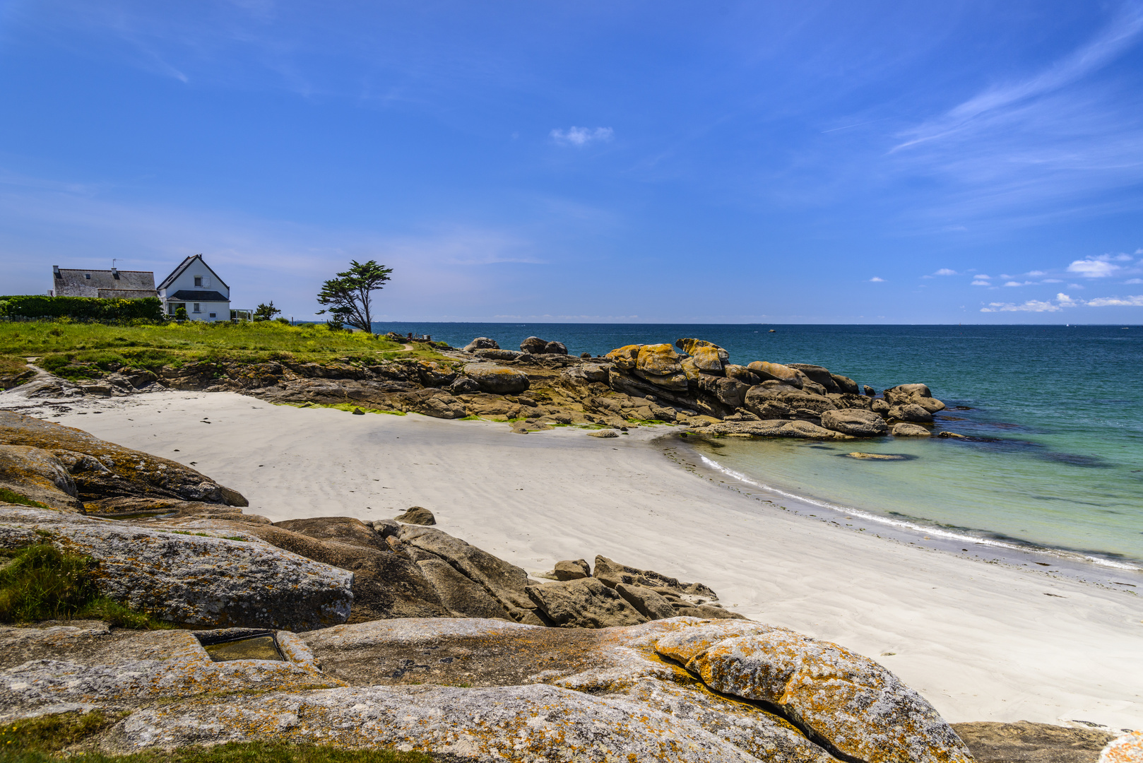 Plage de Feunteunaodou, Trévignon, Bretagne, France