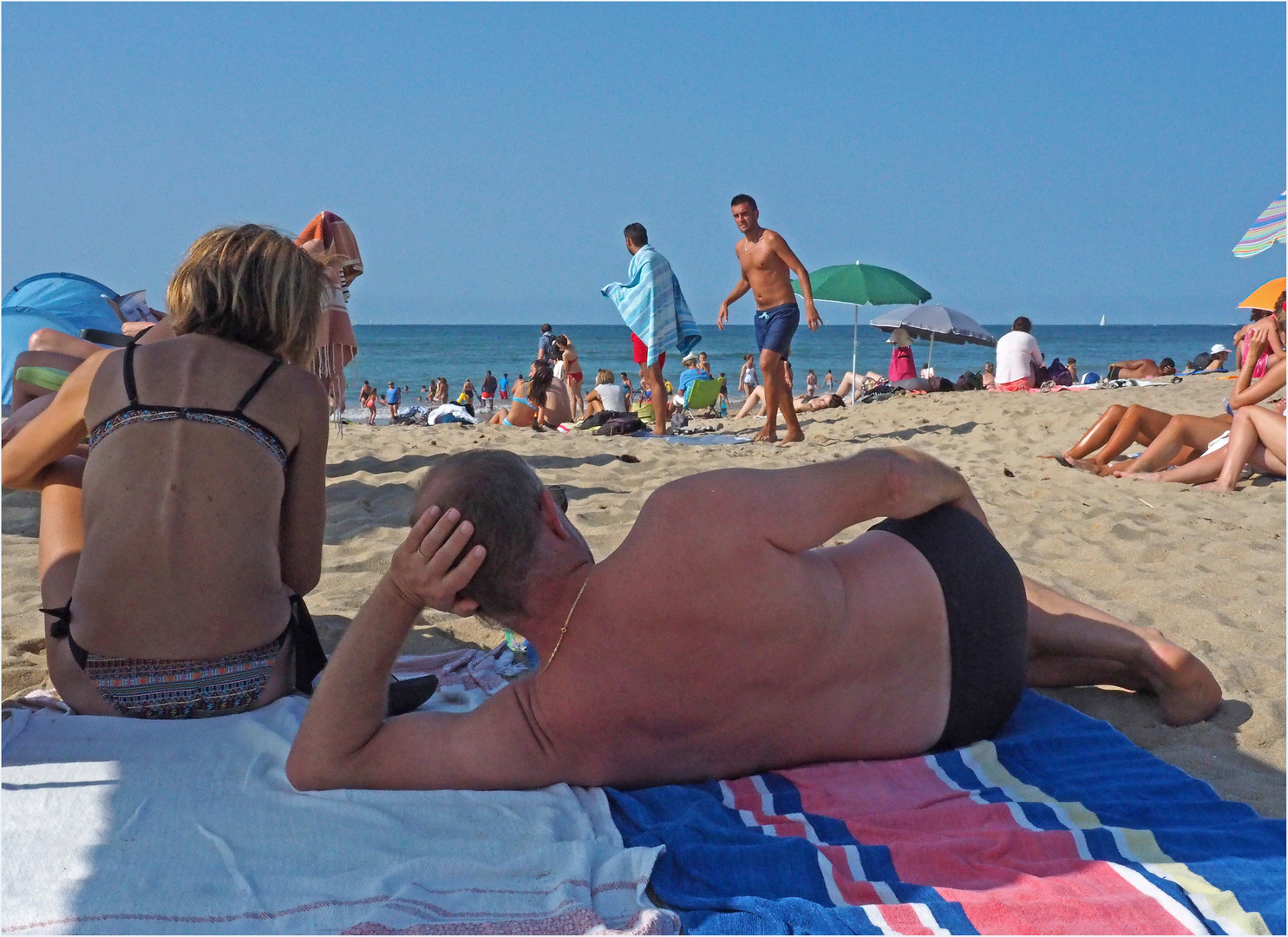 Plage de Hendaye…vue de dos…!