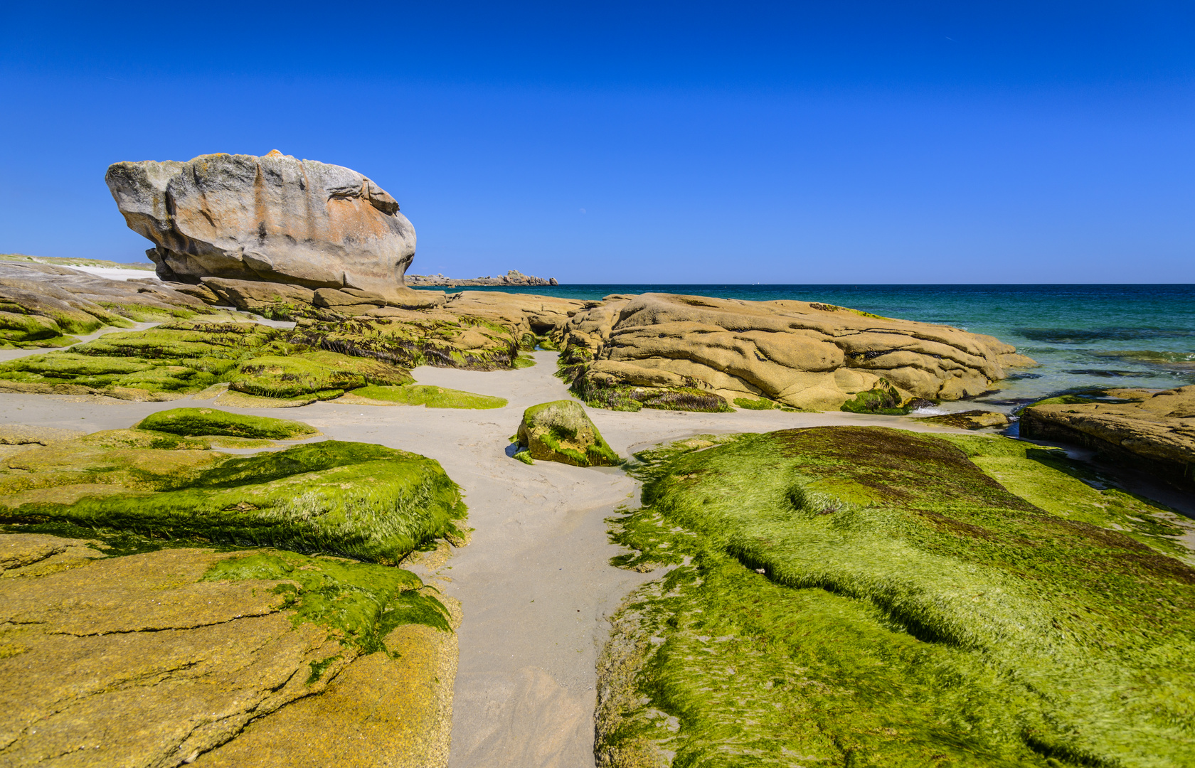 Plage de Kersauz, Lesconil, Bretagne, France