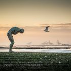 Plage de Knokke Heist en Belgique