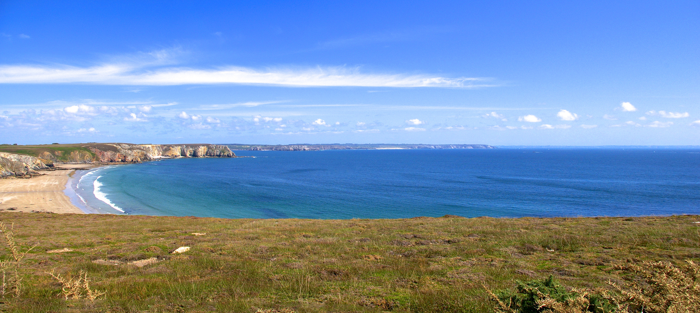 Plage de la Presqu'Île de Crozon en Bretagne en 2008