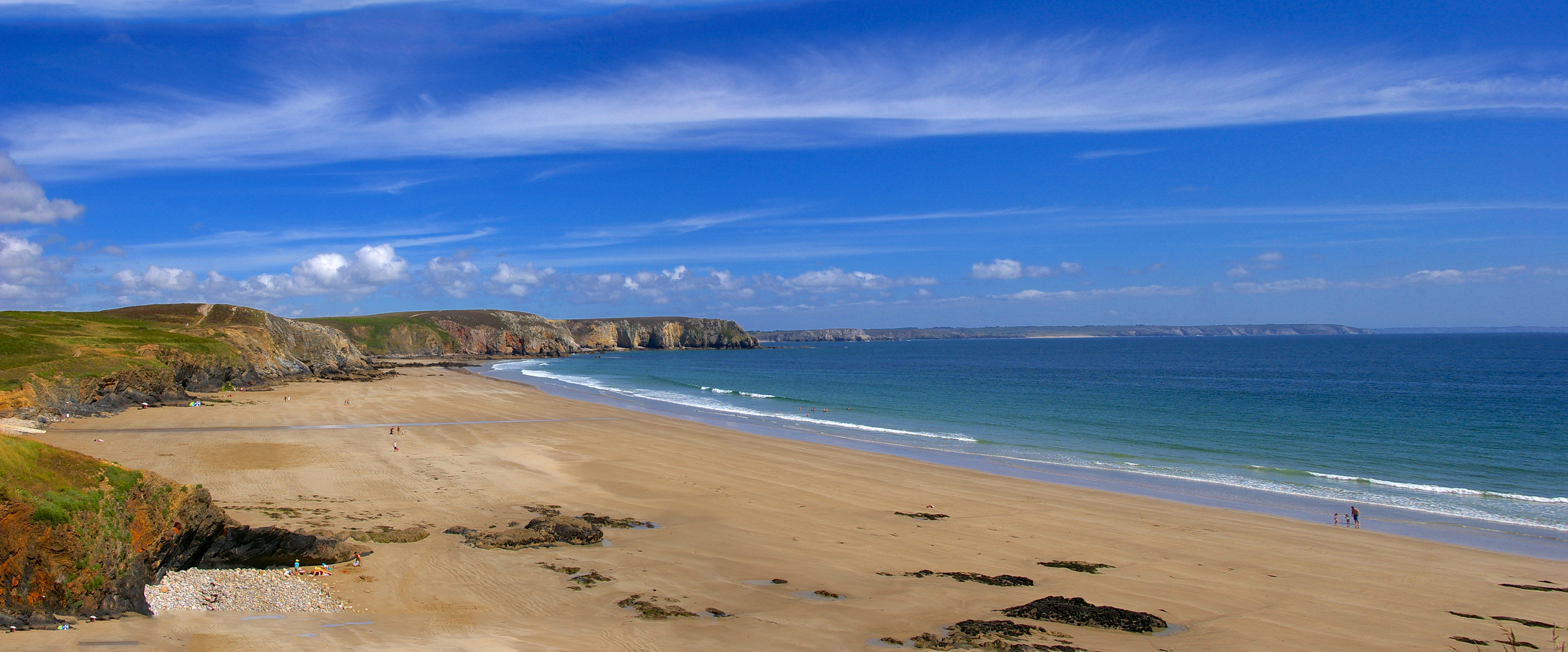 Plage de la Presqu'Île de Crozon en Bretagne en 2008