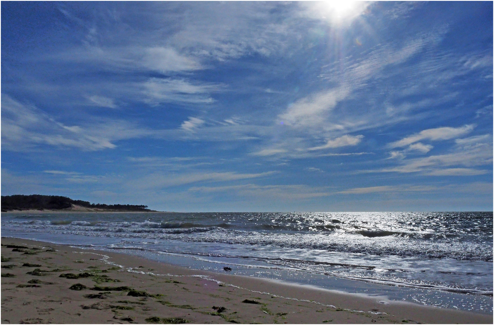 Plage de l’Embellie à marée haute