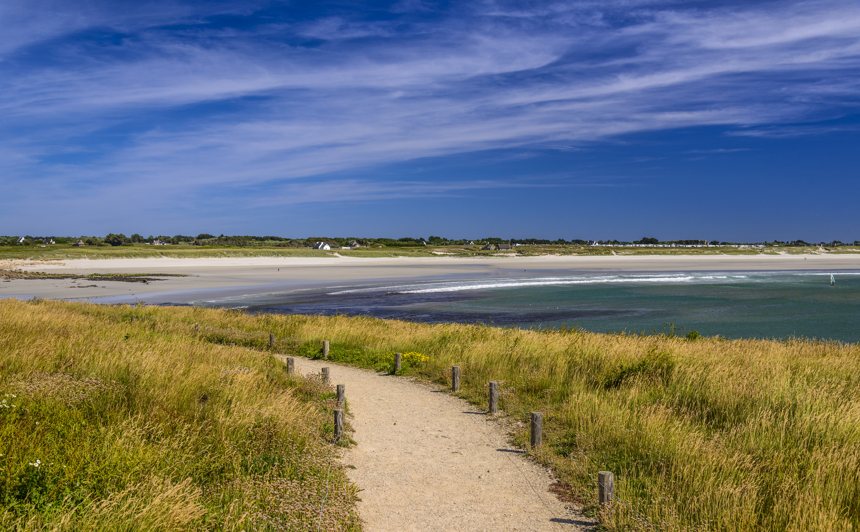 Plage de Pors-Carn, Plomeur, Bretagne, France