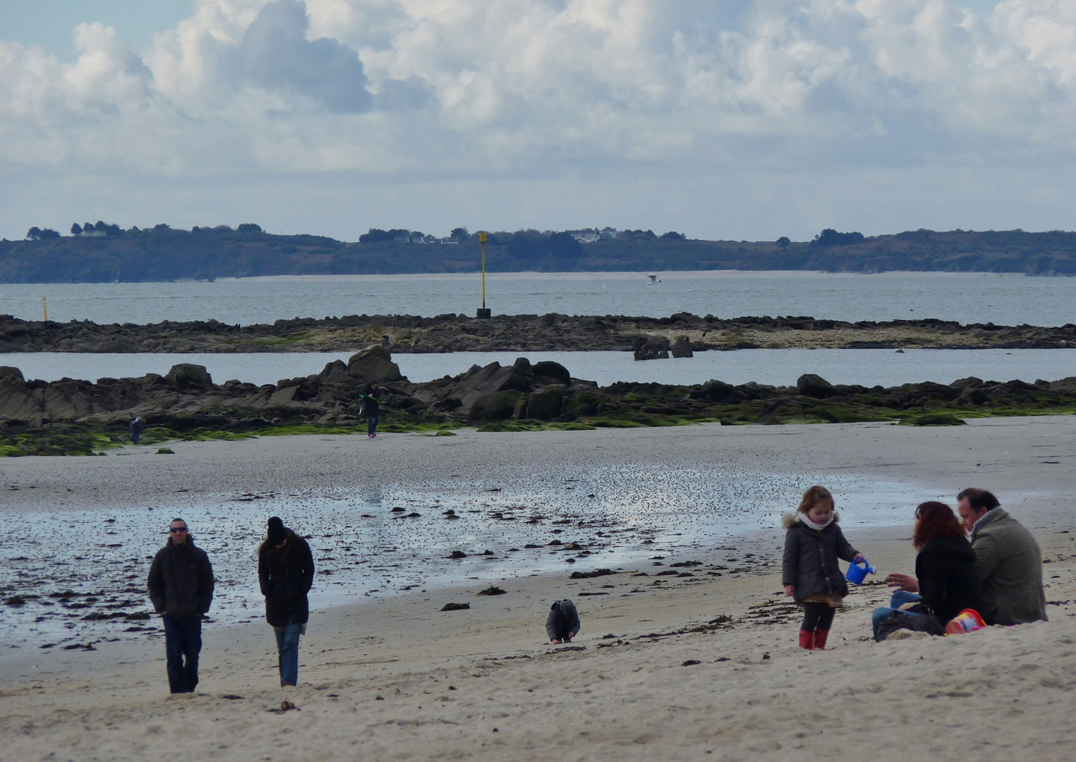 Plage de Port-Maria à Larmor-Plage