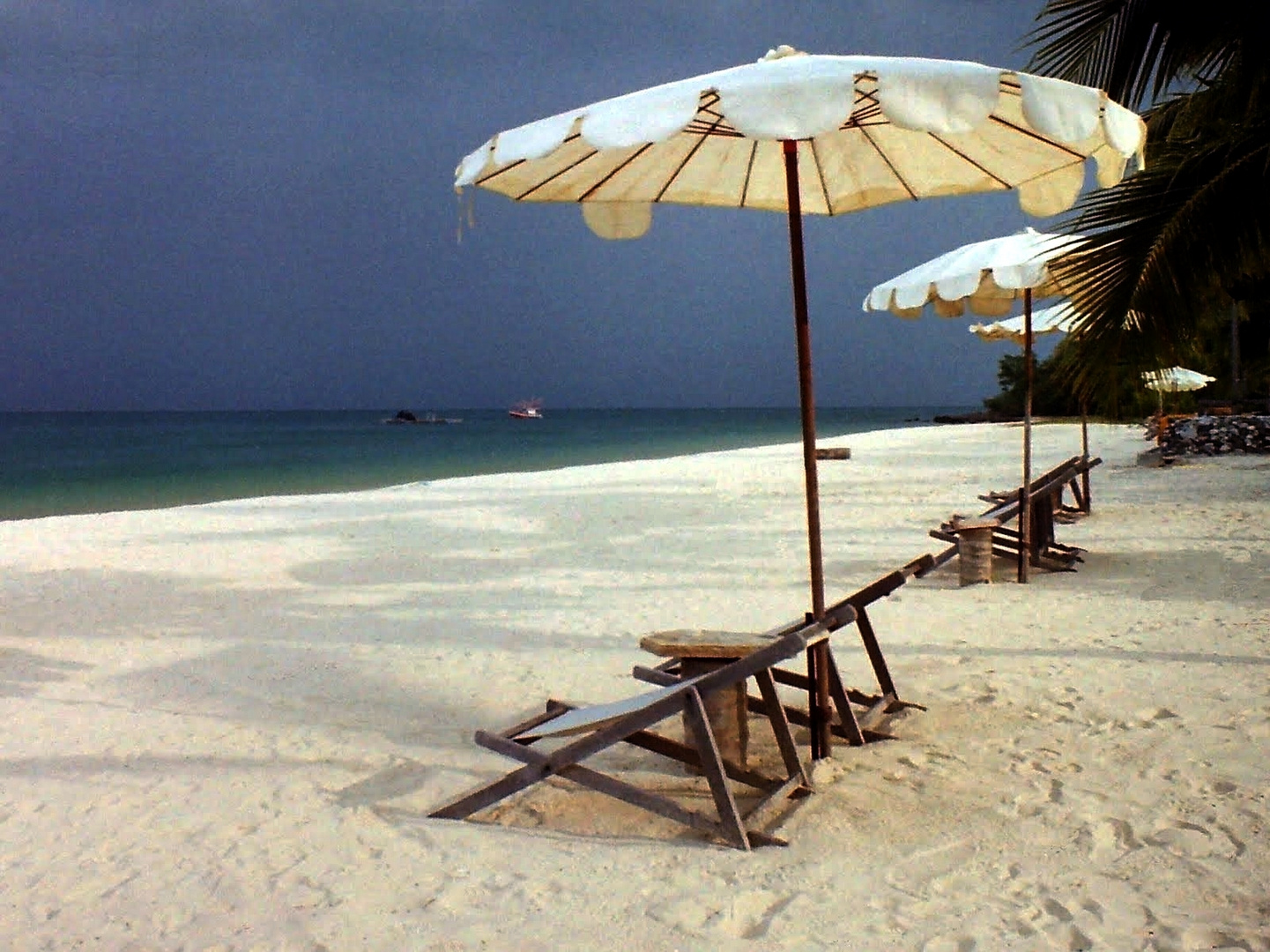 Plage de sable blanc