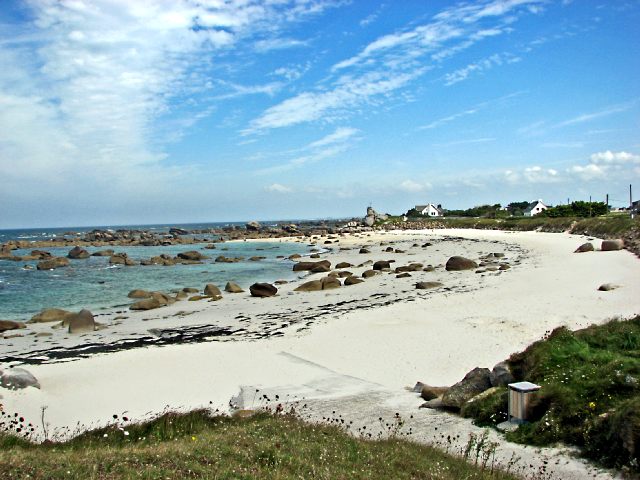 plage de sable blanc