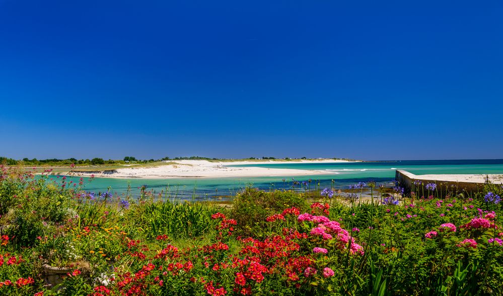 Plage de Sable Blancs, Lesconil, Bretagne, France