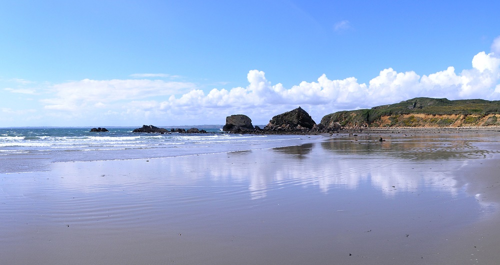 Plage de Trez Rouz - Finistere (Bretagne)