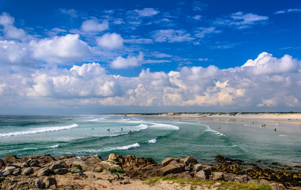 Plage de Tronoen 2, Bretagne, France