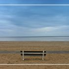 Plage de Trouville sur Mer - Le banc