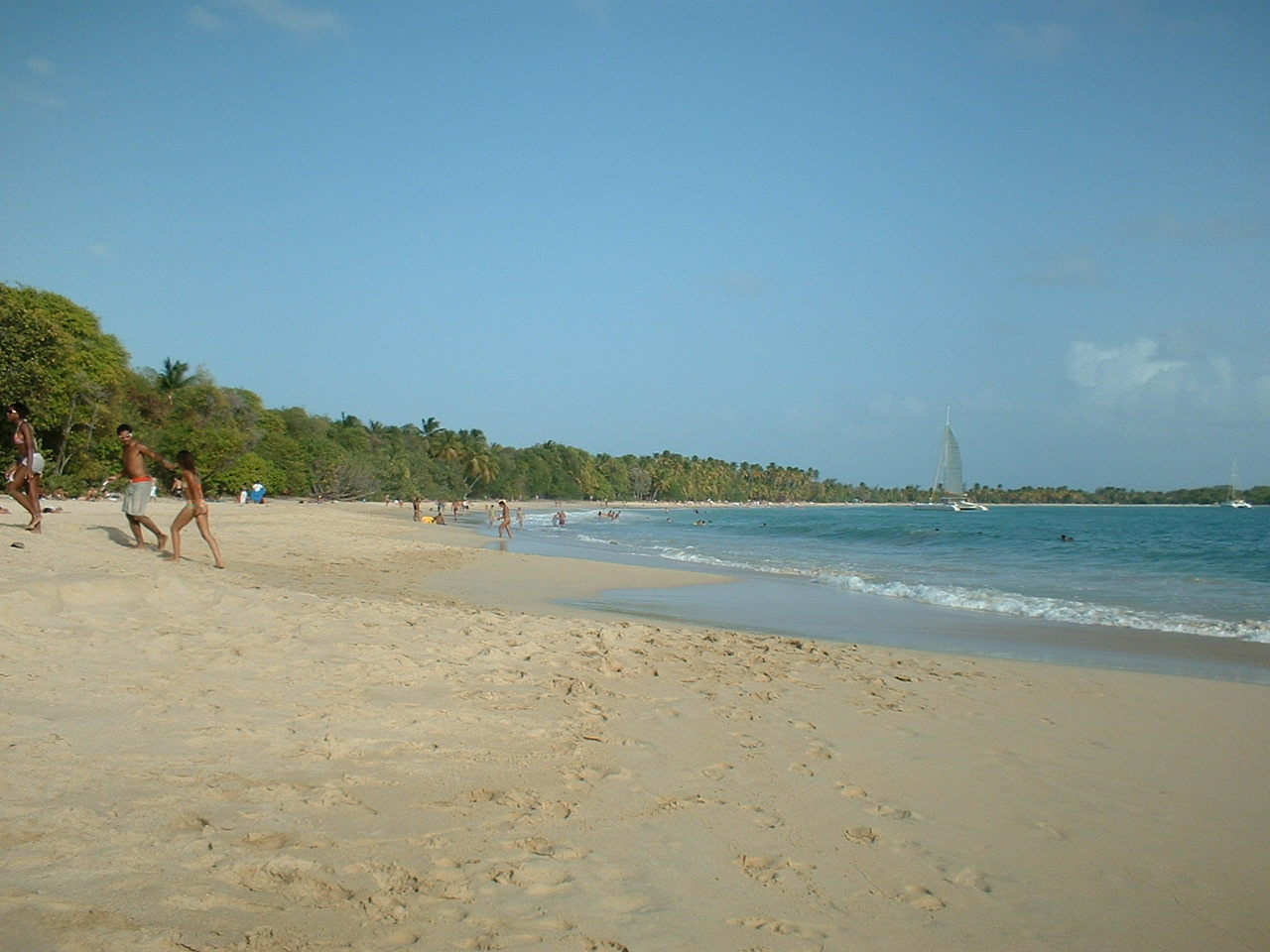 Plage des Salines - Martinique - Stage Plongée 2007