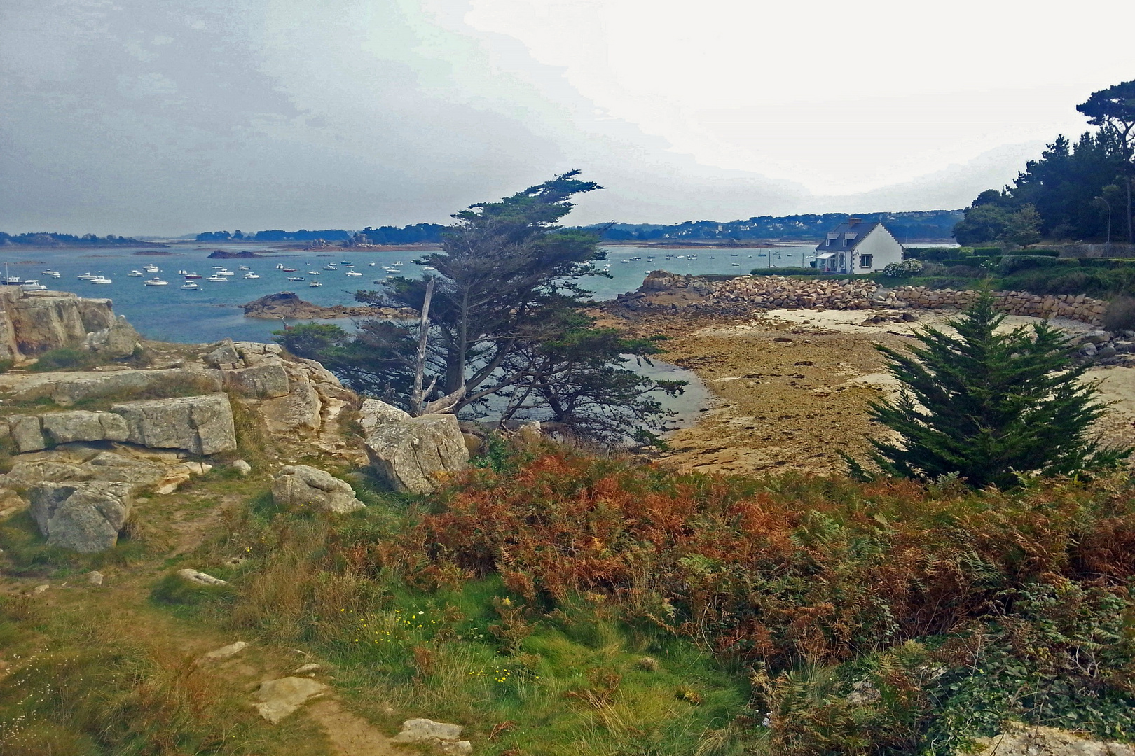 Plage des Voleurs bei Port Blanc , Bretagne