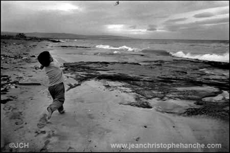 Plage du camp de réfugiés palestiniens de Rashidié, sud-Liban